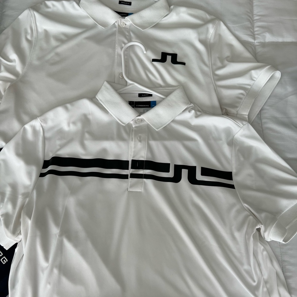 Mens golf clothes and shoes